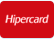 Aceitamos pagamento via cartão Hipercard